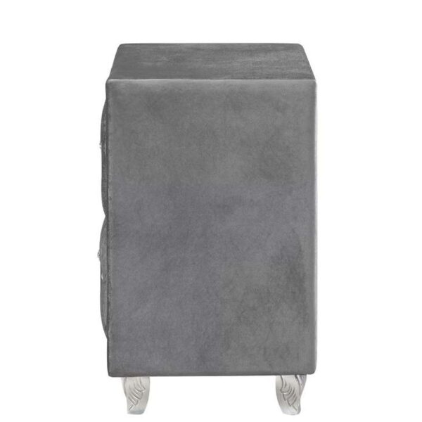 Deanna Gray 2-Drawer Rectangle Nightstand